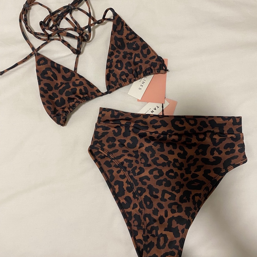 TANLINES by SIVAN Mykonos + Como Bikini in Leopard